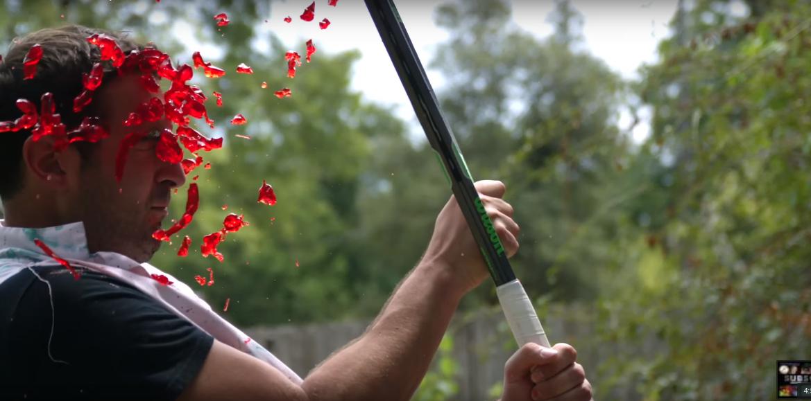 Tennis Racket VS Jelly