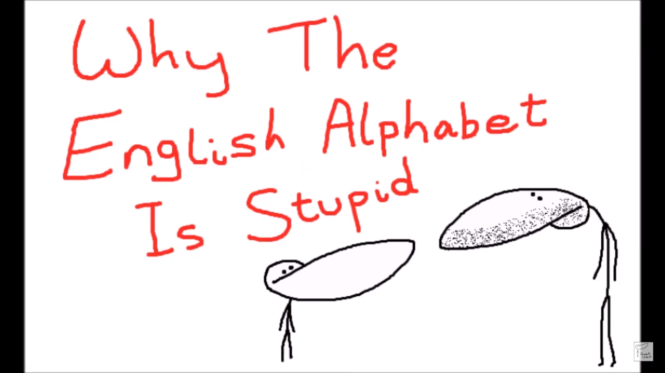 There's Something Wrong With The English Alphabet