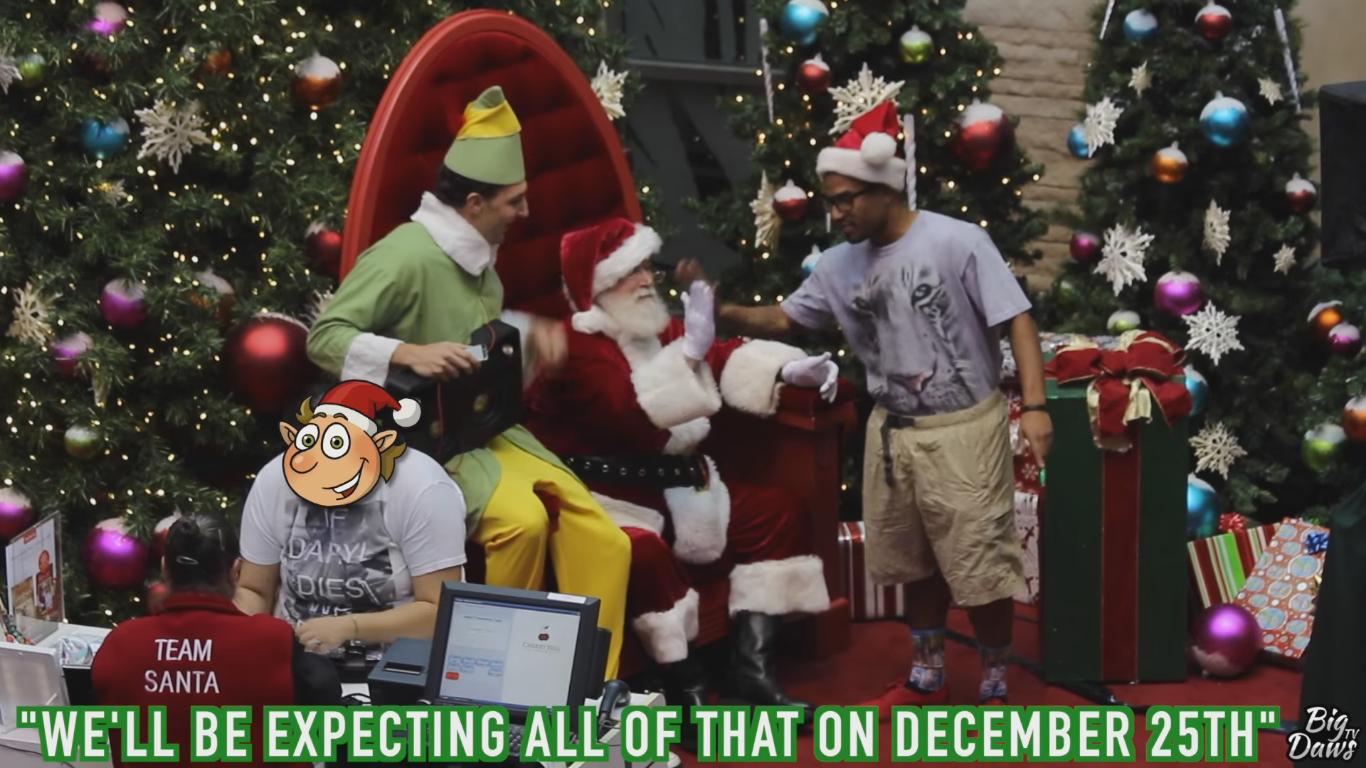 Watch Those Funny Nerd Rappers Troll the Mall Santa