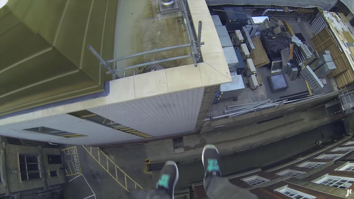 Watch This Guy Jumping from Roof to Roof in Cambridge