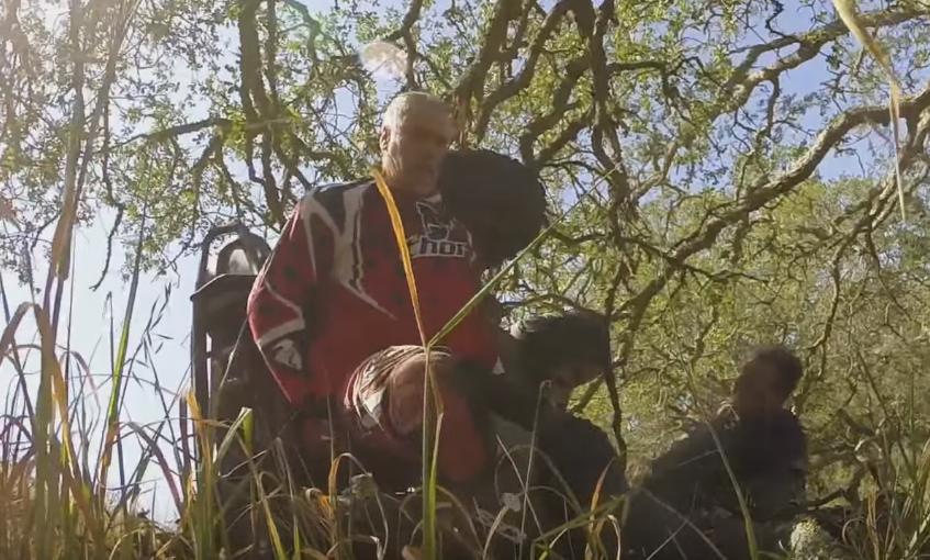 Biker Rescues Guy Stuck Under His 4x4 Quad