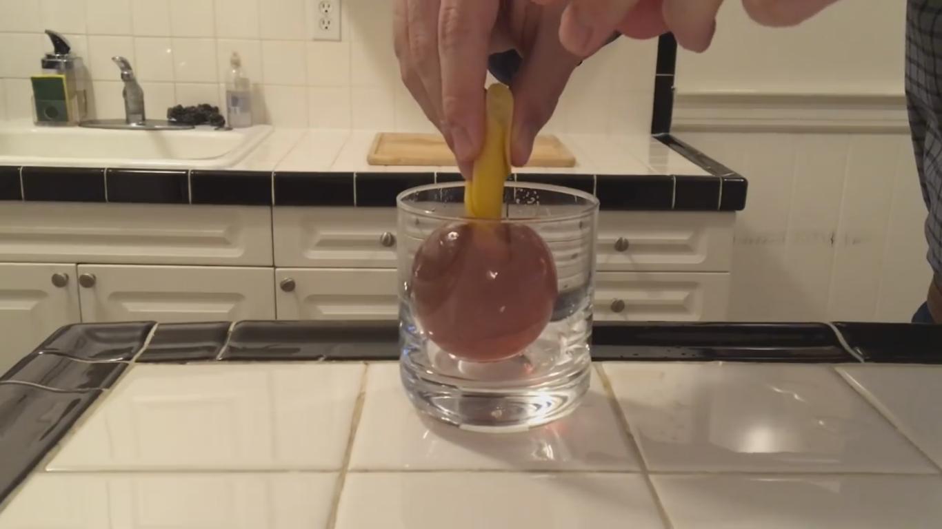 That's How You Serve a Cocktail in an Ice Ball