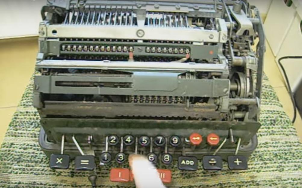 Watch What Happens to This Mechanical Calculator When Dividing by Zero