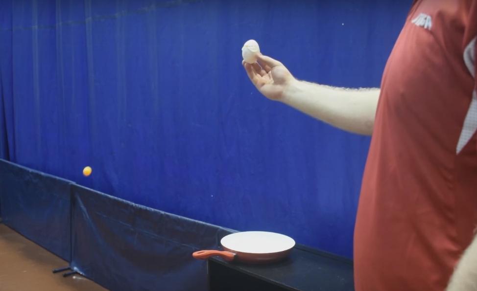 How to Properly Crack an Egg With a Ping Pong Ball