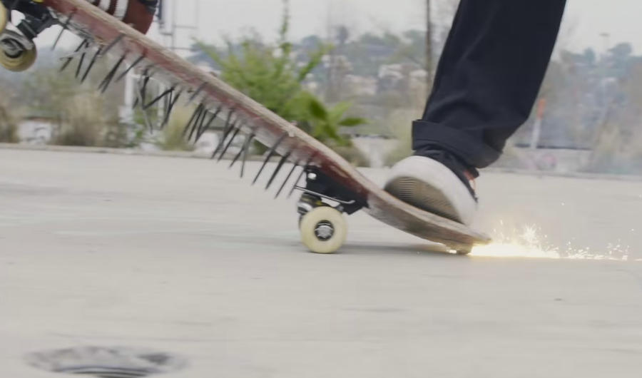 Watch This Guy Ride the World's Most Dangerous Skateboard