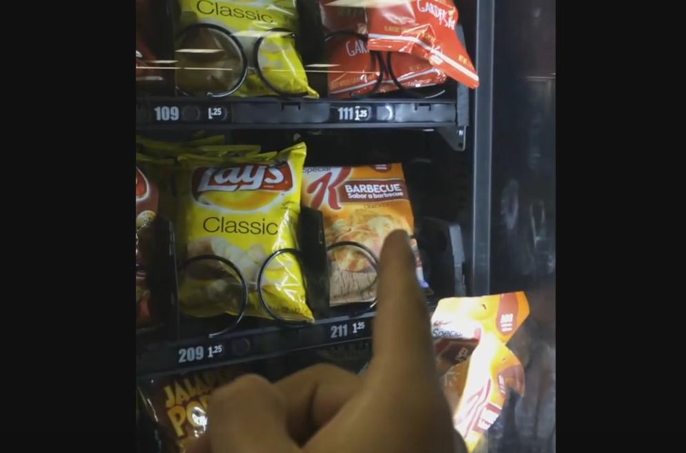 These Students Hit the Snack Jackpot at the Vending Machine