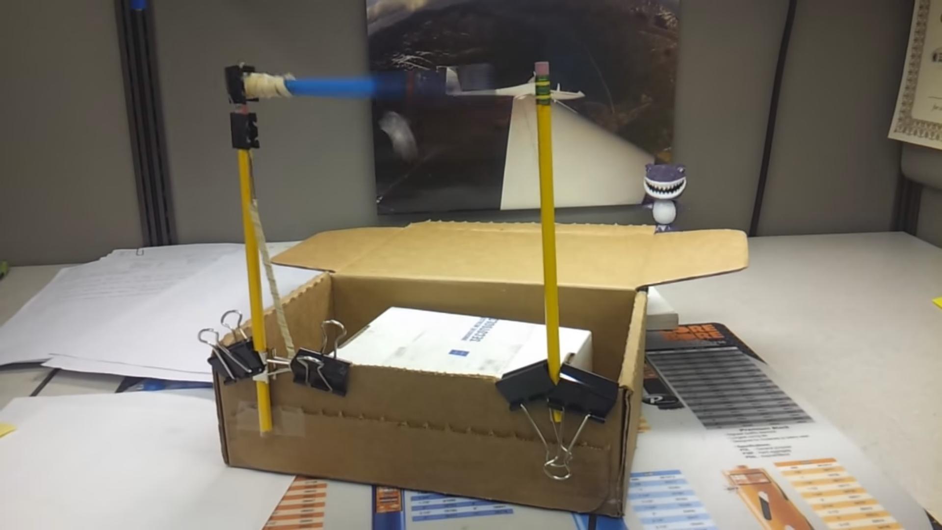 Watch the Crazy Invention This Guy Made During His Lunch Break