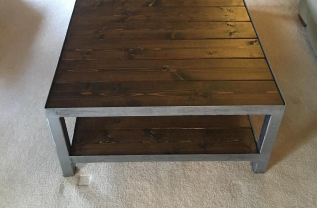 Man Builds Himself a Coffee Table, the Internet Worries for Him